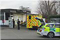 Ambulance on Tring Station Forecourt