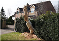 Carved Hare on Rise Lane, Catwick