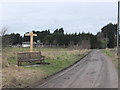 Bench at junction of Holland