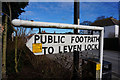 Public Footpath to Leven Lock