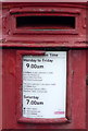 Detail, Victorian postbox on South Street, Scarborough