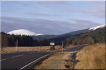 NN3031 : A85, Glen Lochy by Richard Webb