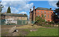 SK5503 : The derelict Braunstone Hall by Mat Fascione