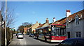 EYMS Scarborough & District bus on High Street, Cloughton