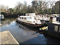 Amstel Freddie, narrowboat on Grand Union Canal at Brentford