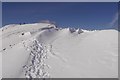 NN1132 : Sculpted snow, Beinn a' Chochuill by Richard Webb