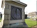 SX4258 : Low relief on Symons Memorial, Saltash by David Smith