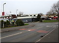 Speed bumps across Lambourne Way, Bettws, Newport