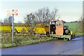 Cherry Orchard Lane level crossing, 1989