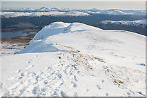 NN5637 : Summit ridge of Creag na Caillich by Doug Lee