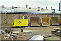 Empty train at Cherry Orchard Lane brickworks, 1989