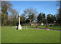 Fulbourn: war memorial and winter trees