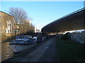 Canal beneath The Westway elevated road