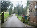 Footpath from Denne Road bridge towards Denne Park