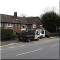 Two B & H Clearance lorries, Monnow Way, Bettws, Newport