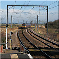 TL5787 : Lynn train leaving Littleport by John Sutton