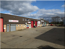 TL4658 : Industrial units, Coldham's Road by Hugh Venables