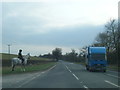 A3400 with horse and horsebox meeting