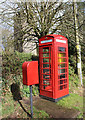 Sheldon Church and defunct phone box