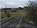 Track across the fields