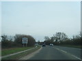 A44 at Oxford boundary sign