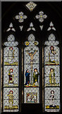 SK8354 : East window, All Saints' church, Coddington by Julian P Guffogg