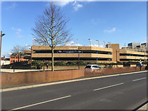 TL1898 : Queensgate multistorey car park by Bourges Boulevard, Peterborough by Robin Stott