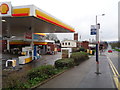 Petrol station and fire station, Northfield, Birmingham