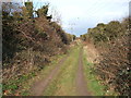 Farm track off Elms Road