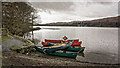 SD2991 : Canoes on Coniston Water by Peter Moore