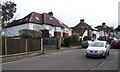 TQ1188 : Extended semi-detached houses on Rosecroft Walk [1] by Christine Johnstone