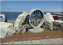 SH2483 : Dutch maritime memorial by Newry Beach by Eirian Evans