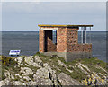 Old searchlight post, Orlock Point