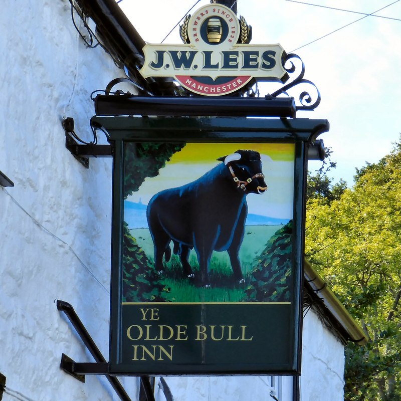 Ye Olde Bull Inn sign (2) © Gerald England :: Geograph Britain and Ireland