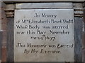 SO8454 : Worcester Cathedral: memorial (42) by Basher Eyre