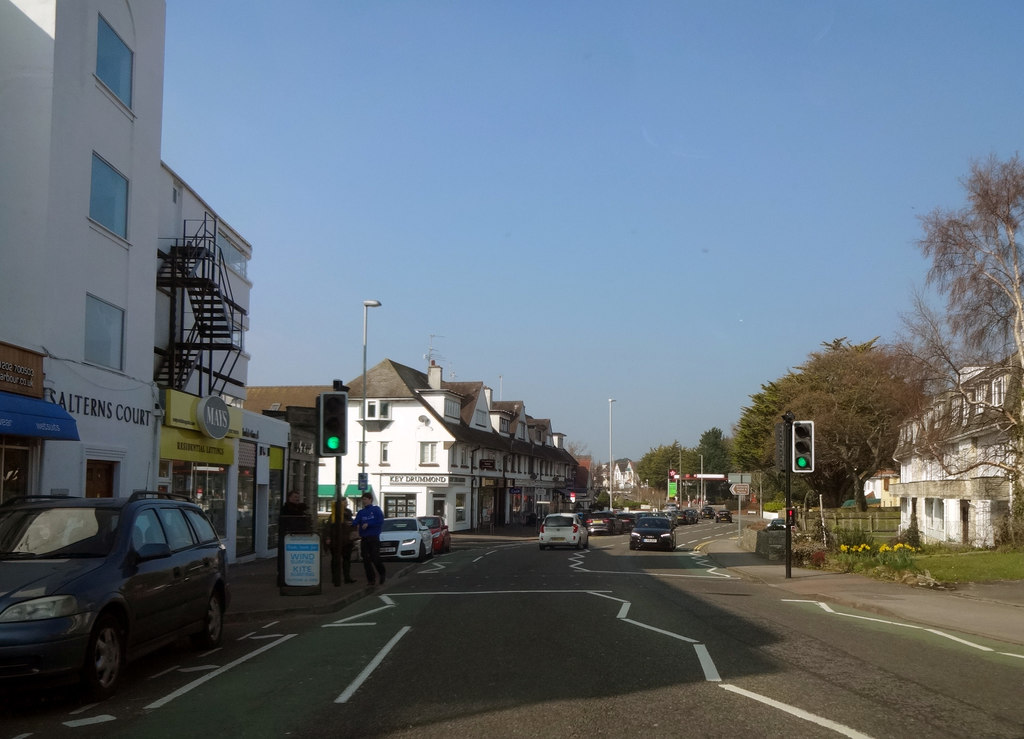 Sandbanks Road in Lilliput © Peter Kazmierczak :: Geograph Britain and ...