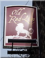 Sign for the Old Red Lion, Grenoside