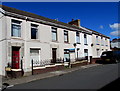 Row of houses, Tyisha Road, Llanelli