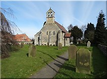SK6694 : The Parish Church of Saint Helena, Austerfield by Neil Theasby