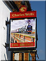 Inn sign, The Bridge, Shefford