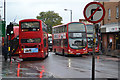 Buses, Denmark Hill, Camberwell, London