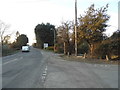 Eynsham Road at the entrance to the waterworks