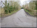 Looking east along Rectory Lane