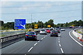 Northbound M1 near Ossett