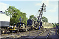 45 ton breakdown crane at Sheffield Park, 1991