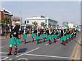 Manchester Irish Festival Parade, Marching Band on Cheetham Hill Road