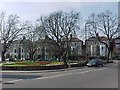 Junction of North Pole Road, St Quintin Avenue and Highlever Road