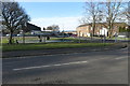 Hunter at the entrance to Henlow Airfield