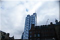 View of the Bishopsgate Tower and the Gherkin from Bishopsgate