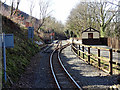 SN6878 : Aberffrwd station viewed from the level crossing by John Lucas